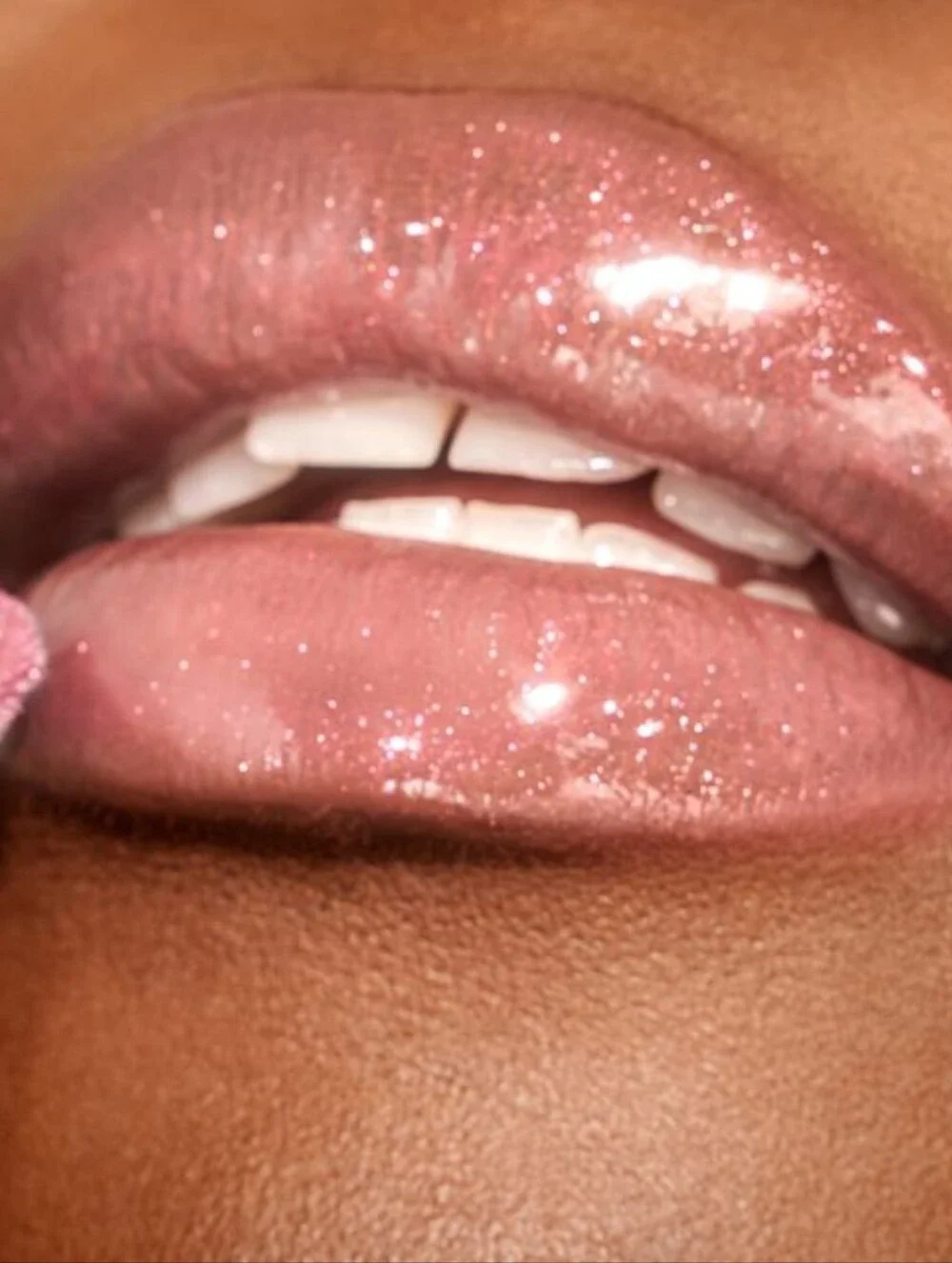 Too Faced Lip Injection Plumping Lip Gloss  Alamode Cool Tone Mauve Pink Shimmer